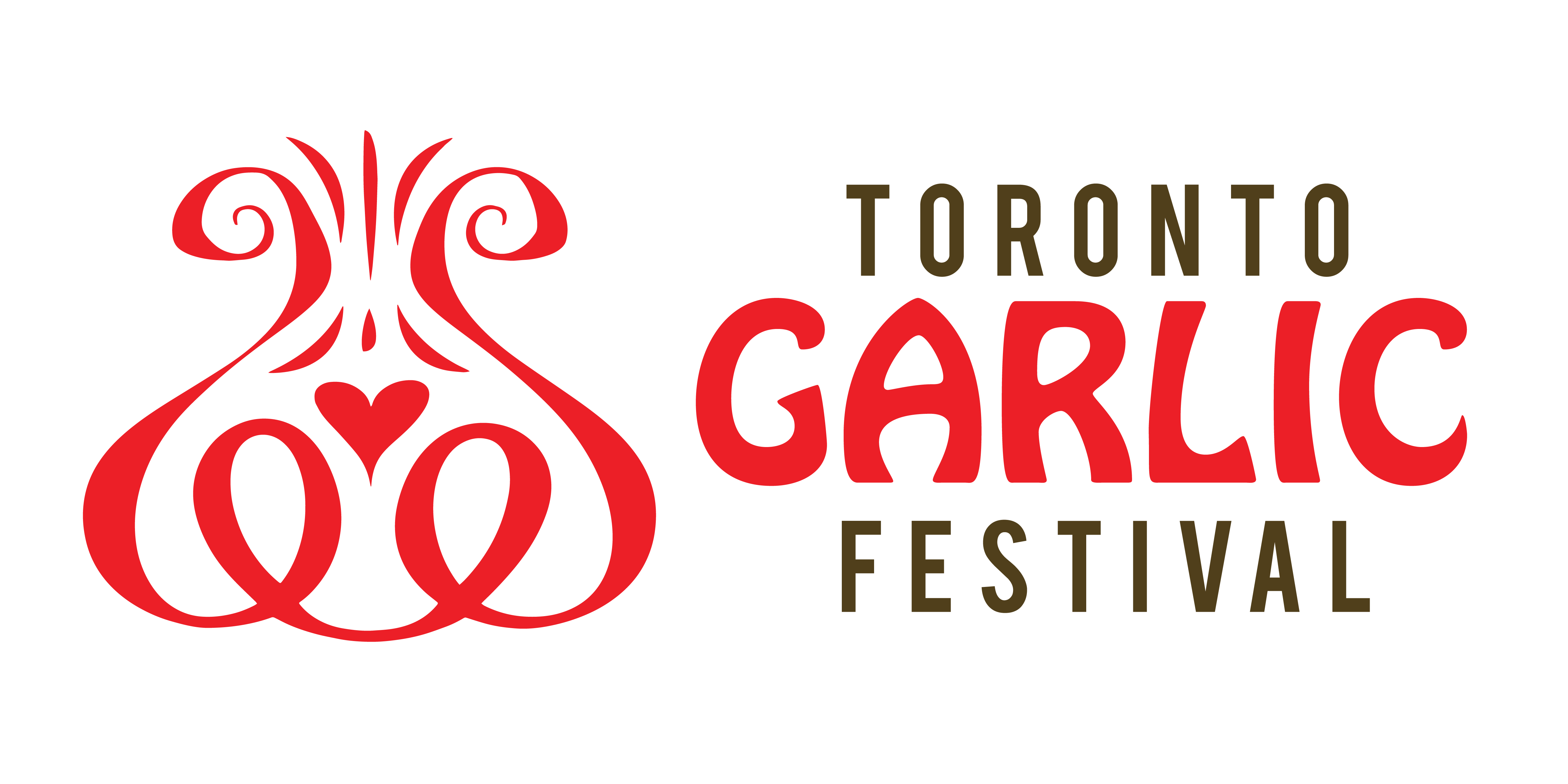 Toronto Garlic Festival logo Text horizontal transparent